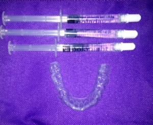 Blanchiment des dents Gouttiere